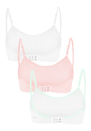 3-in-1 Pack Training Bra Girls Underwear