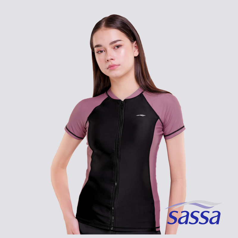Maven Muse Full Zipped Short Sleeved Rashguard