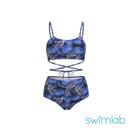 His and Hers High Waist Bikini Set