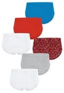 6-in-1 Pack Bikini Briefs Boys Kids Underwear