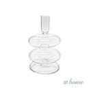 Tobias & Tyrese Tall Glass Tapered Candle Holder — Essential
