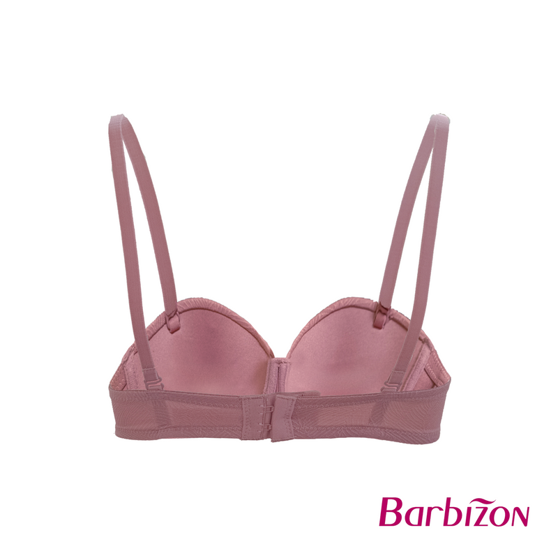 Color Your Life Jacquard Half Cup Bra with Underwire