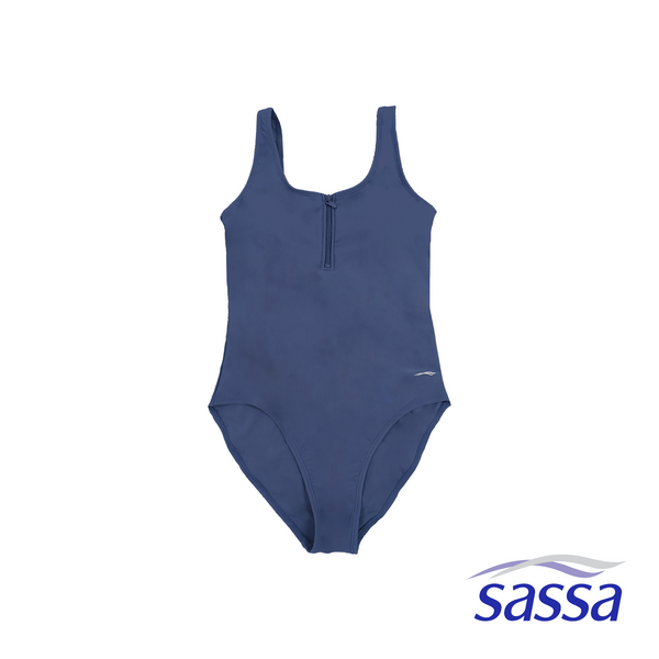 Blue Daisy One Piece Swimsuit