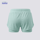 Trendy Fit Layered Shorts