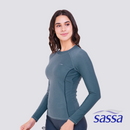 Blue Daisy Long Sleeved Rashguard