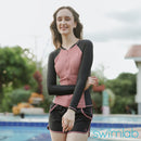 Serene Hues Full Zip Long Sleeve Rashguard