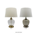 Lisa & Lany 20in Premium Glass Table Lamp — Deluxe Pieces