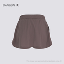 Cocoa Pulse High Waist Skort