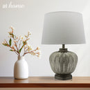 Lisa & Lany 20in Premium Glass Table Lamp — Deluxe Pieces