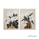 Xola Canvas Art Neutral Botanical Wall Decor Ready to Hang — Set of 2