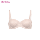 Classic Beauty Jacquard Half Cup Bra with Underwire