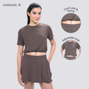 Cocoa Pulse Cropped Shirt