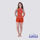 Pumpkin Delight Full Zipped Long Sleeved Rashguard