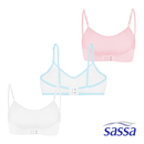 3-in-1 Pack Training Bra with Soft Pads Underwear for Girls