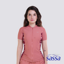 Scarlet Rouge Full Zipped Short Sleeved Rashguard