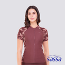 Rustic Tropic Full Zipped Short Sleeved Rashguard