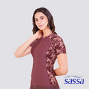 Rustic Tropic Full Zipped Short Sleeved Rashguard