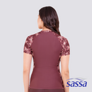 Rustic Tropic Full Zipped Short Sleeved Rashguard