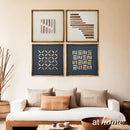 Jara & Jarres Framed Wall Art 3D Solid Wood Rhythm Decoration Ready To Hang — Deluxe Pieces