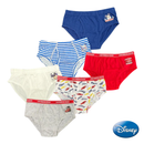 Disney Mickey Mouse and Cars 6-in-1 Pack Bikini Brief