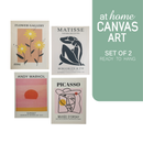 Jaira Canvas Art Wall Decoration Modern Contemporary Pop Ready to Hang — Set of 2