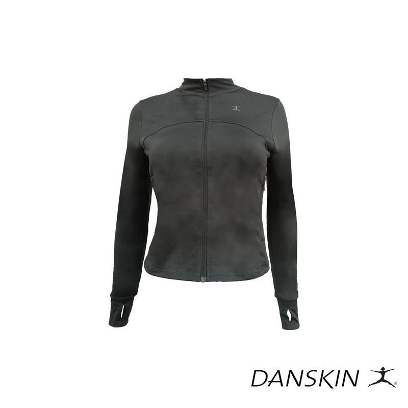 Impact Force Yoga Jacket with Full Front Zipper