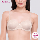 Classic Beauty Jacquard Half Cup Bra with Underwire