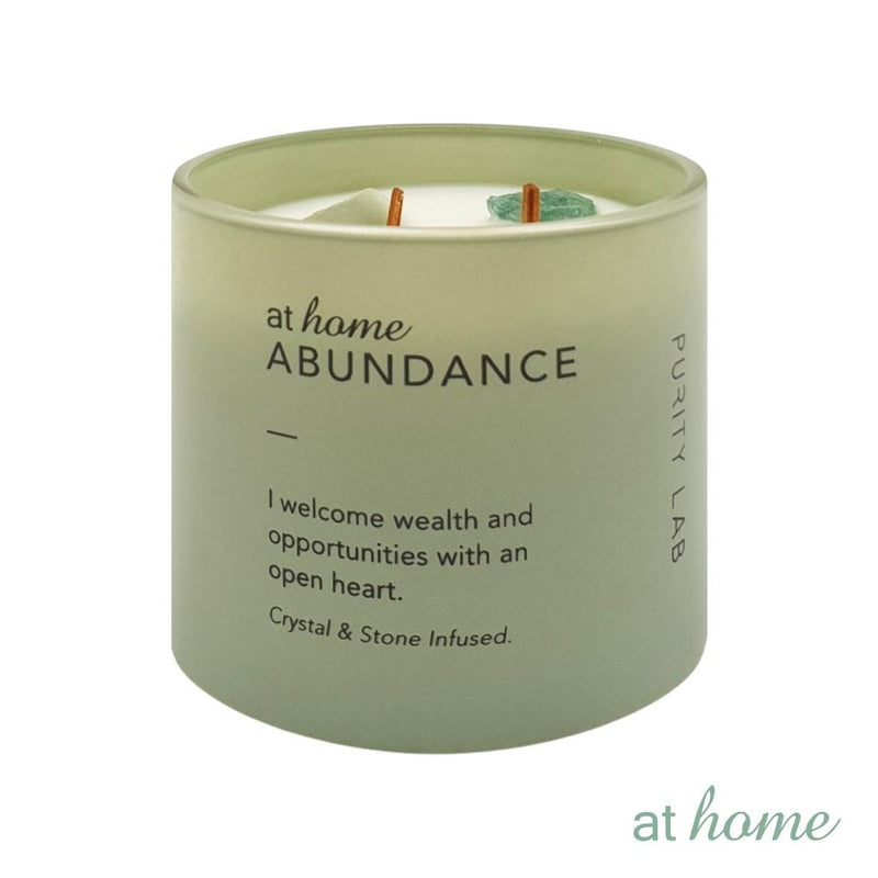 Wieldy 2-Wick Scented Jar Candle with Crystals Infused