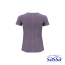 Eclipse Compression Full Zipped Short Sleeved Top