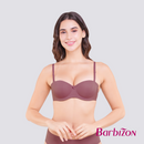 Color Your Life Jacquard Half Cup Bra with Underwire