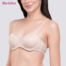 Classic Beauty Jacquard Half Cup Bra with Underwire