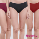 Crimson Romance 3-in-1 Pack Midwaist Bikini Panty