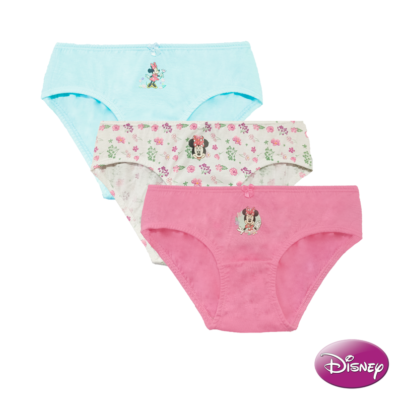 Minnie Mouse 3 Pack Bikini Panty