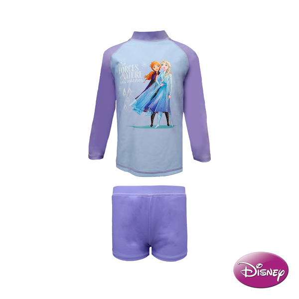 Frozen Long-Sleeved Rashguard Boyleg Set