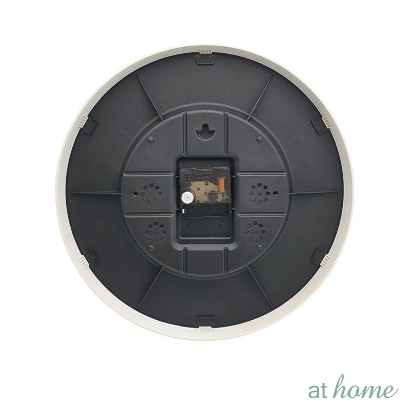 Eden or Eva Wall Clock 12" Analog Sweep Mechanism