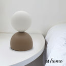 Xue or Xun and Xui Ceramic & Glass Ball Shade Table Lamp