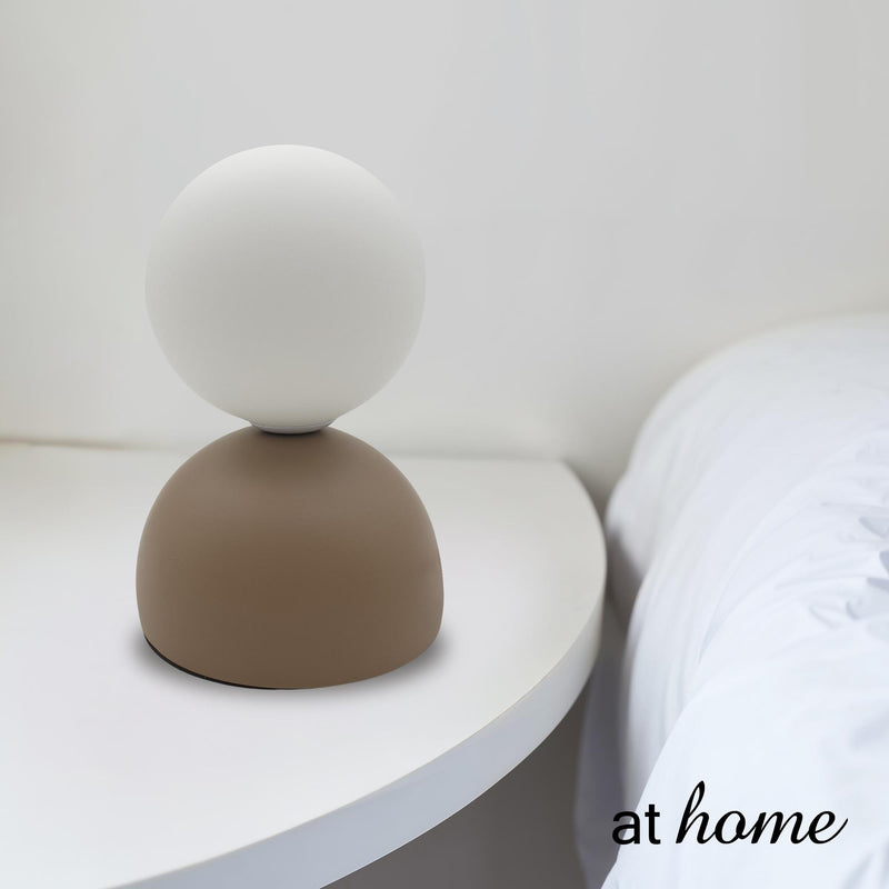 Xue or Xun and Xui Ceramic & Glass Ball Shade Table Lamp