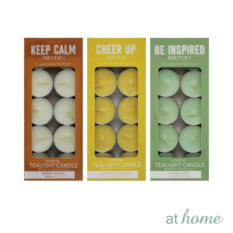 Tealight Candle Tia Scented Candles 4hrs Burning Time Set of 10s or 36s Long Lasting For Oil Burner