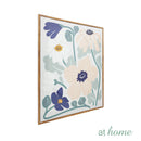 Wanda Framed Wall Art Decoration Woven Flora Botanical Design — Ready to Hang