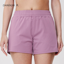 Velvet Court High-Waisted Running Shorts