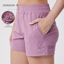 Velvet Court High-Waisted Running Shorts