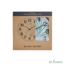 Eden or Eva Wall Clock 12" Analog Sweep Mechanism