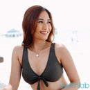 Lovely Evergreen Bikini Triangle Top