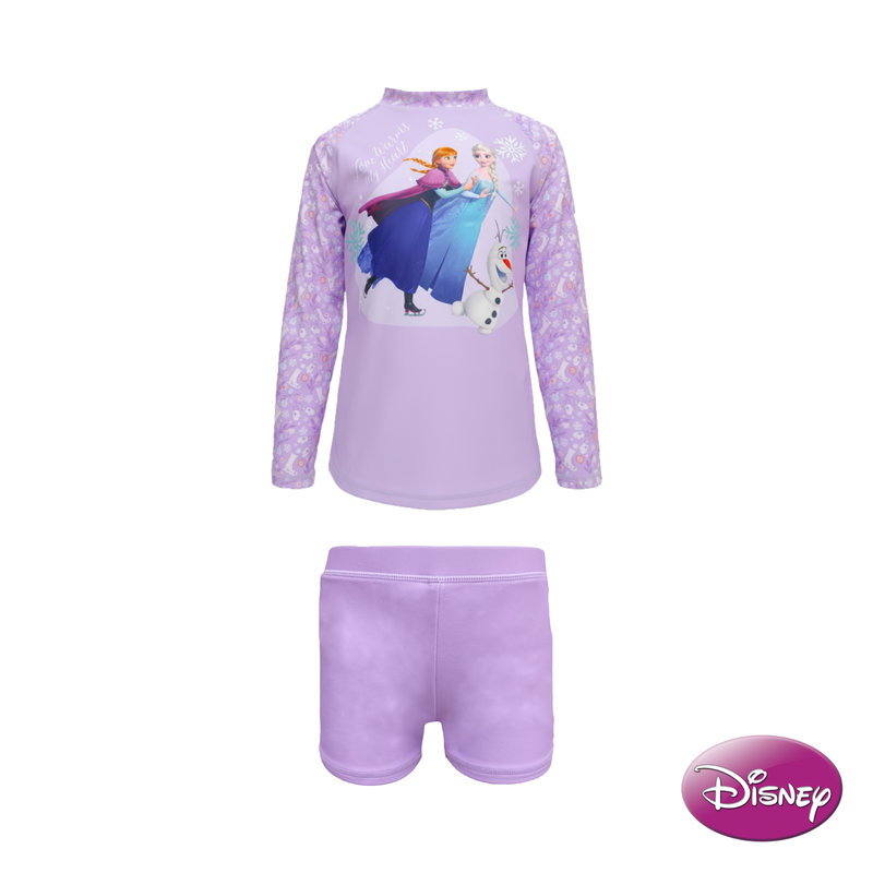 Frozen Long-Sleeved Rashguard Boyleg Set