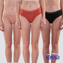 Intense Rust 3-in-1 Mid Waist Bikini Panty