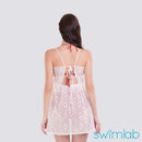 Backless Embroidered Dress Cover-Up