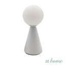 Xue or Xun and Xui Ceramic & Glass Ball Shade Table Lamp