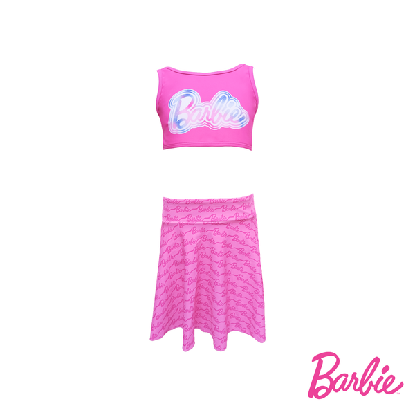 Barbie Bikini Top Bandeau Skirt Set