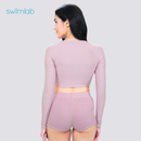 Dusky Hush Cropped Long Sleeved Rashguard Set