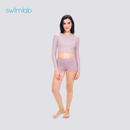 Dusky Hush Cropped Long Sleeved Rashguard Set
